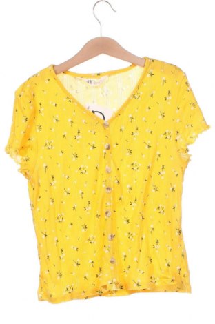 Dziecięcy T-shirt H&M, Rozmiar 15-18y/ 170-176 cm, Kolor Żółty, Cena 27,03 zł