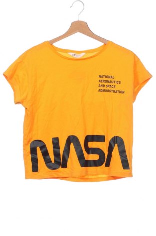 Dziecięcy T-shirt H&M, Rozmiar 15-18y/ 170-176 cm, Kolor Pomarańczowy, Cena 16,18 zł