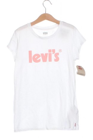 Детска тениска Levi's, Размер 11-12y/ 152-158 см, Цвят Бял, Цена 30,60 лв.