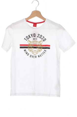 Kinder T-Shirt S.Oliver, Größe 8-9y/ 134-140 cm, Farbe Weiß, Preis € 9,36