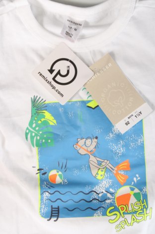 Kinder T-Shirt Schiesser, Größe 12-18m/ 80-86 cm, Farbe Weiß, Preis 17,01 €