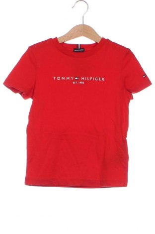 Dziecięcy T-shirt Tommy Hilfiger, Rozmiar 4-5y/ 110-116 cm, Kolor Czerwony, Cena 102,35 zł