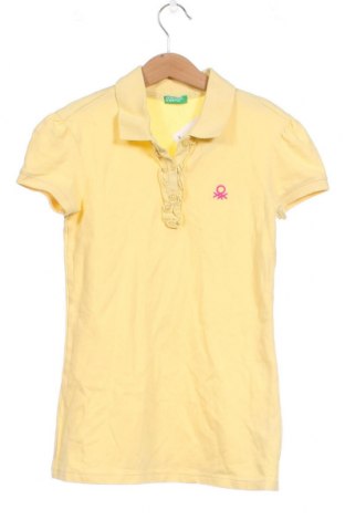 Dziecięcy T-shirt United Colors Of Benetton, Rozmiar 10-11y/ 146-152 cm, Kolor Żółty, Cena 44,83 zł