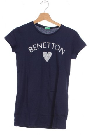 Tricou pentru copii United Colors Of Benetton, Mărime 13-14y/ 164-168 cm, Culoare Albastru, Preț 50,51 Lei