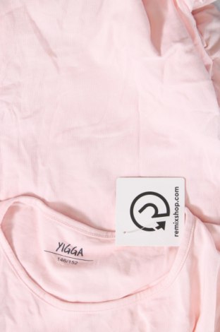 Детска тениска Yigga, Размер 10-11y/ 146-152 см, Цвят Розов, Цена 7,04 лв.