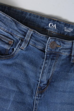 Detské džínsy  C&A, Veľkosť 14-15y/ 168-170 cm, Farba Modrá, Cena  2,90 €
