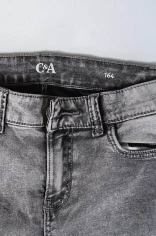 Kinderjeans C&A, Größe 13-14y/ 164-168 cm, Farbe Grau, Preis € 4,45