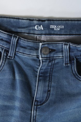 Kinderjeans C&A, Größe 14-15y/ 168-170 cm, Farbe Blau, Preis 4,23 €