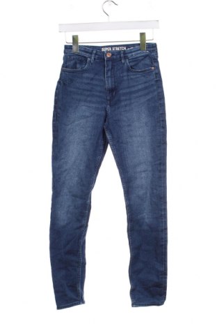 Dziecięce jeansy H&M, Rozmiar 12-13y/ 158-164 cm, Kolor Niebieski, Cena 25,59 zł