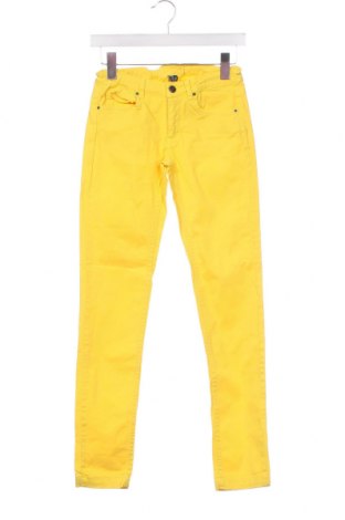 Детски дънки Zara Kids, Размер 11-12y/ 152-158 см, Цвят Жълт, Цена 8,98 лв.