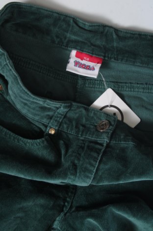 Pantaloni de catifea reiată, pentru copii Yigga, Mărime 11-12y/ 152-158 cm, Culoare Verde, Preț 17,96 Lei