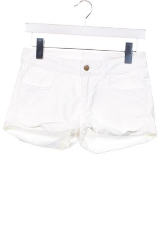Детски къс панталон H&M, Размер 11-12y/ 152-158 см, Цвят Бял, Цена 8,40 лв.