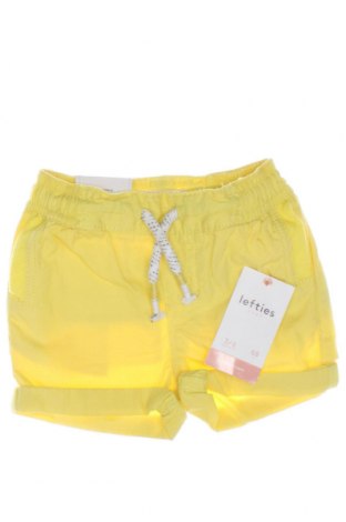 Παιδικό κοντό παντελόνι Lefties, Μέγεθος 6-9m/ 68-74 εκ., Χρώμα Κίτρινο, Τιμή 5,10 €