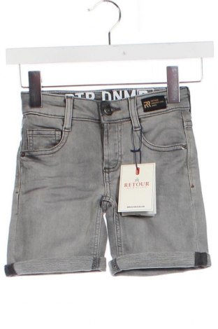 Детски къс панталон Retro Jeans, Размер 6-7y/ 122-128 см, Цвят Сив, Цена 49,00 лв.
