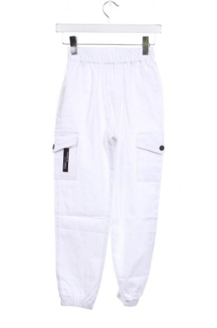 Детски панталон, Размер 11-12y/ 152-158 см, Цвят Бял, Цена 18,15 лв.