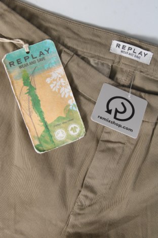 Pantaloni pentru copii Replay, Mărime 13-14y/ 164-168 cm, Culoare Verde, Preț 67,37 Lei