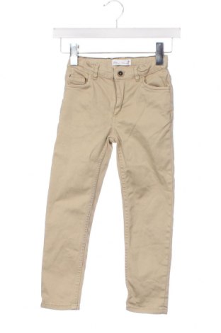 Детски панталон Zara, Размер 6-7y/ 122-128 см, Цвят Бежов, Цена 8,47 лв.