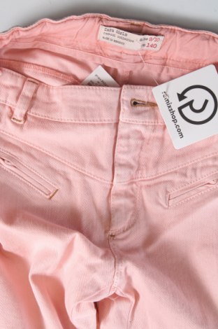 Детски панталон Zara, Размер 9-10y/ 140-146 см, Цвят Розов, Цена 7,98 лв.