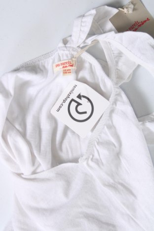 Μπλουζάκι αμάνικο παιδικό Du Pareil Au Meme, Μέγεθος 11-12y/ 152-158 εκ., Χρώμα Λευκό, Τιμή 8,00 €