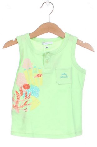 Μπλουζάκι αμάνικο παιδικό Tutto Piccolo, Μέγεθος 12-18m/ 80-86 εκ., Χρώμα Πράσινο, Τιμή 10,52 €