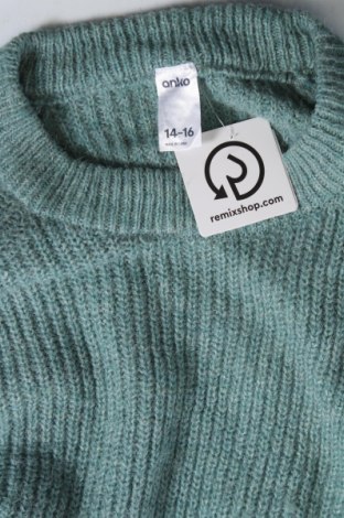 Παιδικό πουλόβερ Anko, Μέγεθος 15-18y/ 170-176 εκ., Χρώμα Μπλέ, Τιμή 4,31 €