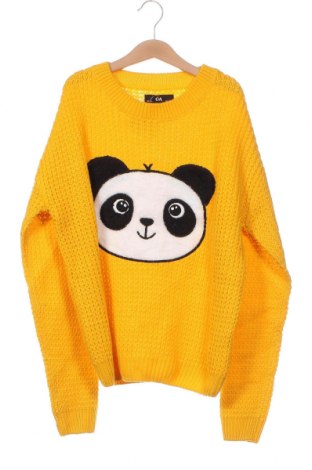 Детски пуловер C&A, Размер 12-13y/ 158-164 см, Цвят Жълт, Цена 7,48 лв.
