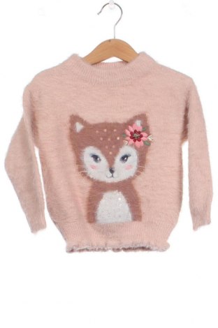 Детски пуловер C&A, Размер 2-3y/ 98-104 см, Цвят Розов, Цена 17,00 лв.