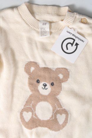 Kinderpullover H&M, Größe 9-12m/ 74-80 cm, Farbe Beige, Preis € 8,62