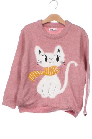 Детски пуловер Sinsay, Размер 6-7y/ 122-128 см, Цвят Розов, Цена 9,61 лв.