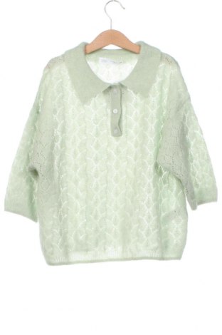 Kinderpullover Zara, Größe 13-14y/ 164-168 cm, Farbe Grün, Preis € 4,80
