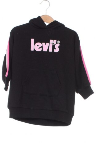 Gyerek sweatshirt Levi's, Méret 2-3y / 98-104 cm, Szín Fekete, Ár 7 116 Ft