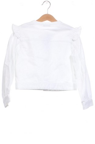 Dziecięca kurtka dżinsowa United Colors Of Benetton, Rozmiar 4-5y/ 110-116 cm, Kolor Biały, Cena 92,36 zł