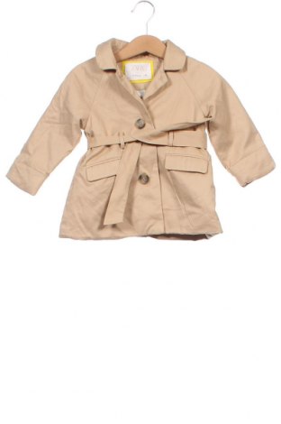 Детско палто Zara, Размер 9-12m/ 74-80 см, Цвят Бежов, Цена 37,20 лв.