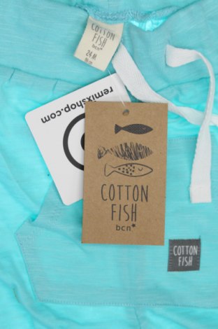 Παιδική κάτω φόρμα Cotton Fish, Μέγεθος 18-24m/ 86-98 εκ., Χρώμα Μπλέ, Τιμή 4,02 €