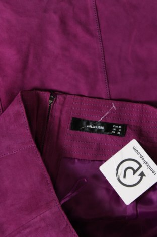Δερμάτινη φούστα Hallhuber, Μέγεθος S, Χρώμα Βιολετί, Τιμή 43,68 €