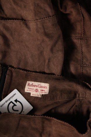 Δερμάτινη φούστα Marlboro Classics, Μέγεθος L, Χρώμα Καφέ, Τιμή 43,56 €