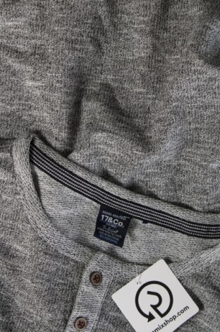 Ανδρική μπλούζα 17 & Co., Μέγεθος L, Χρώμα Γκρί, Τιμή 5,29 €