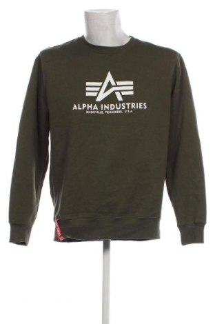 Мъжка блуза Alpha Industries, Размер L, Цвят Зелен, Цена 48,00 лв.