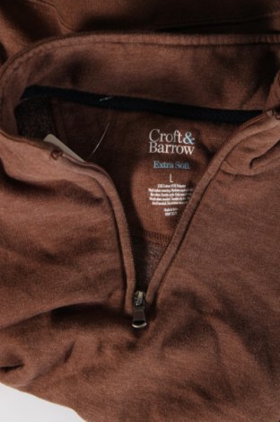 Pánské tričko  Croft & Barrow, Velikost L, Barva Hnědá, Cena  139,00 Kč