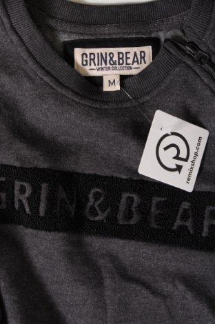 Herren Shirt Grin & Bear, Größe M, Farbe Grau, Preis 5,25 €