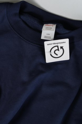 Ανδρική μπλούζα Hanes, Μέγεθος L, Χρώμα Μπλέ, Τιμή 6,39 €