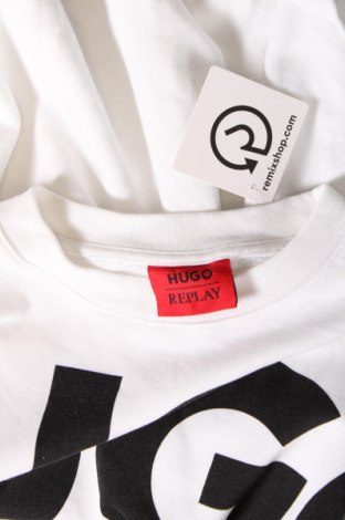 Ανδρική μπλούζα Hugo X Replay, Μέγεθος XS, Χρώμα Λευκό, Τιμή 48,92 €