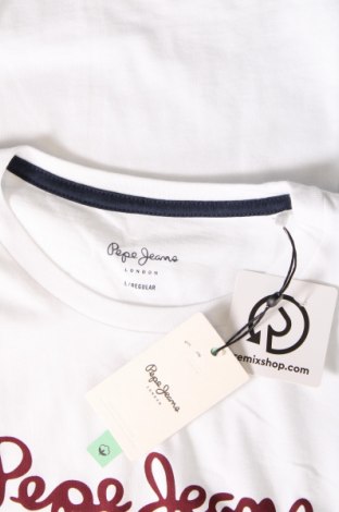 Bluză de bărbați Pepe Jeans, Mărime L, Culoare Alb, Preț 248,68 Lei