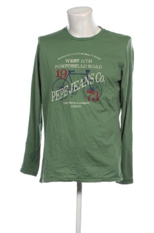 Ανδρική μπλούζα Pepe Jeans, Μέγεθος XXL, Χρώμα Πράσινο, Τιμή 25,24 €