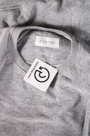Herren Shirt Pier One, Größe M, Farbe Grau, Preis 4,36 €