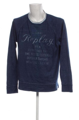 Ανδρική μπλούζα Replay, Μέγεθος XXL, Χρώμα Μπλέ, Τιμή 33,65 €