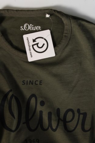 Ανδρική μπλούζα S.Oliver, Μέγεθος S, Χρώμα Πράσινο, Τιμή 7,56 €