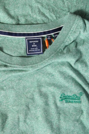 Ανδρική μπλούζα Superdry, Μέγεθος XXL, Χρώμα Πράσινο, Τιμή 34,64 €