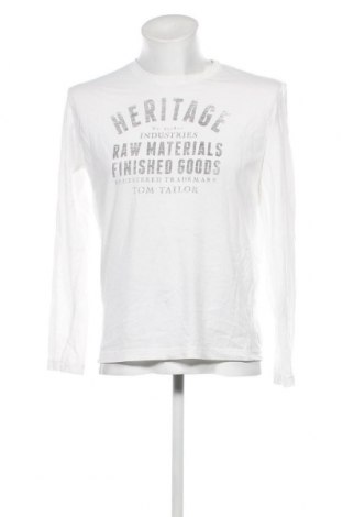 Ανδρική μπλούζα Tom Tailor, Μέγεθος L, Χρώμα Λευκό, Τιμή 8,35 €
