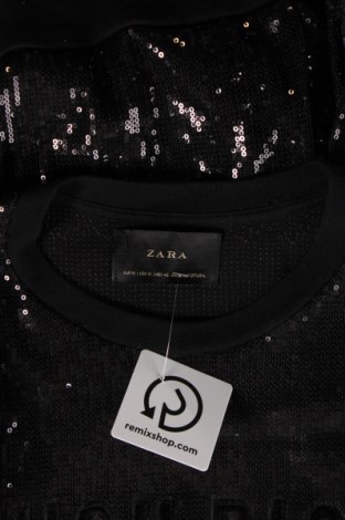 Мъжка блуза Zara, Размер M, Цвят Черен, Цена 19,55 лв.